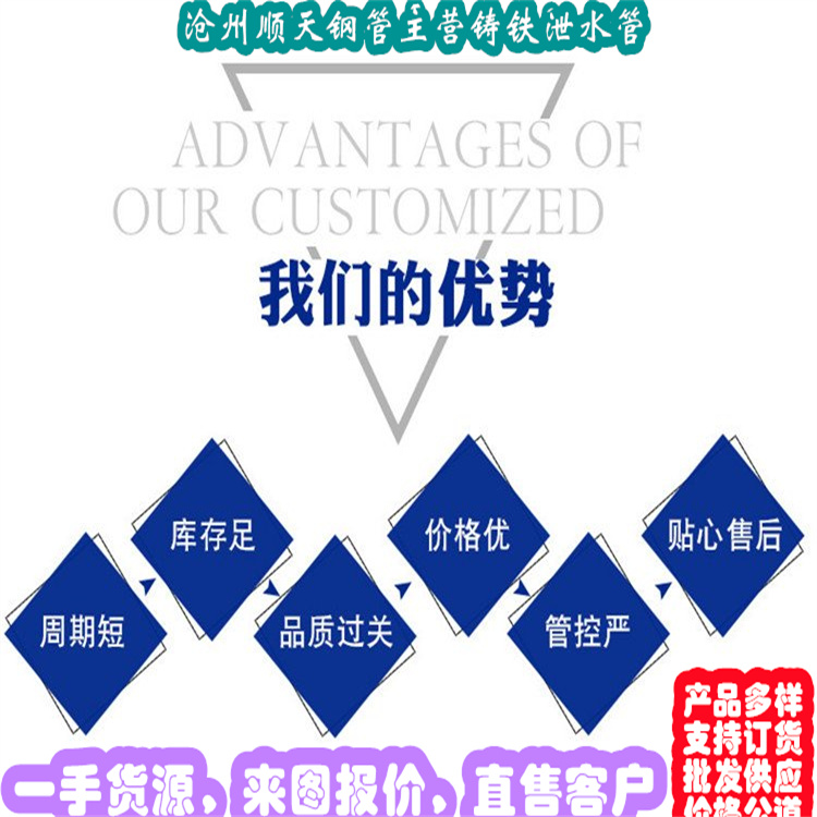 鑄鐵泄水管質量與價格同在好產品好服務