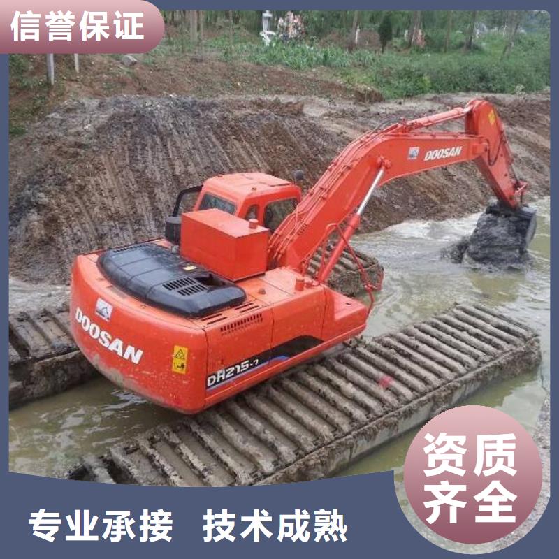 上海水陆挖掘机出租使用方法