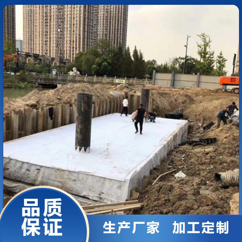 常州市城市雨水收集系统施工安装