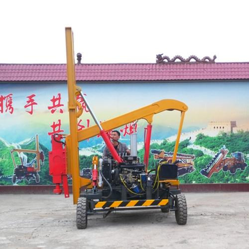 广西省北海当地市小四轮护栏打桩机