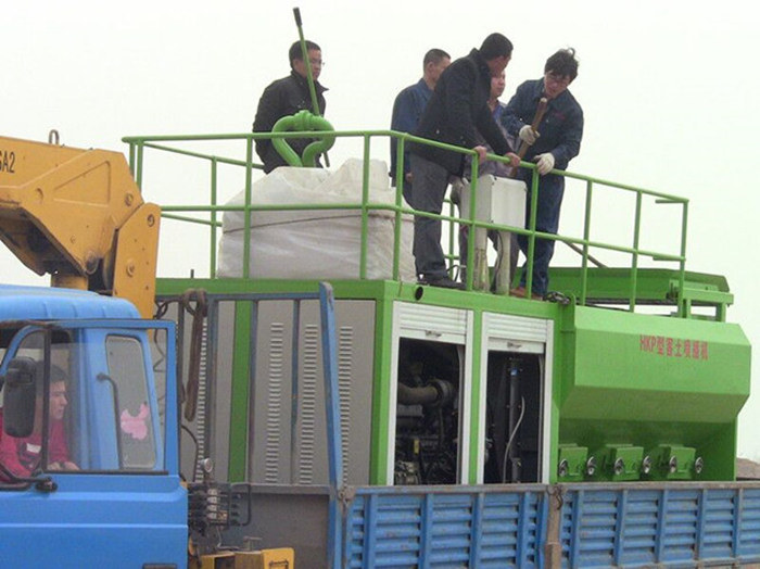 南京定做河堤防防种草机绿满山喷播机厂商